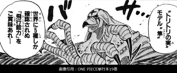 トリトリの実 モデル 隼 ファルコン の能力者情報と技の一覧 One Piece 悪魔の実の独自考察